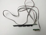Cielo Tv Model T3E46S1F Power Button Board With Ribbon Cable Msled A6KEY 156-52. Fixed Price $30.00.
