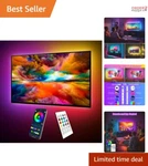 Led Backlight Kit 18FT Rgb Usb Powered Music Sync Bias Lighting For Tv Decor. Fixed Price $18.98.