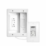 Legrand Home Office Theater In Wall Tv Power Kit White CPT306WV1. Fixed Price $114.25.