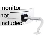 Ergotron Hx Pivot Desk Monitor Arm Mount With Heavy Duty Tilt 49" Screen 28-42LB. Fixed Price $269.95.