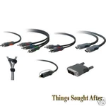 Belkin Hdtv Av Cable Kit Hdmi Dvi Rca Optical Coaxial Audio Video. Fixed Price $69.95.