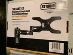 Strong SM-ART1-S Universal Single-arm Articulating Mount 13-27" Displays. Fixed Price $99.00.