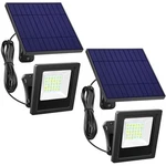 2 Pack Solar Wall Mount Lights - Super Bright Security Flood For.... Fixed Price $91.22.