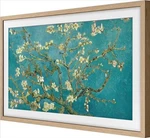 Nwob Samsung The Frame Tv Bezel, Magnetic, VG-SCFC32TKBZA, Modern Teak. Fixed Price $62.00.