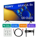 Sony Bravia 8 Ii 55 Inch Qd-oled 4K Google Tv (2025) With Wall Mount And Kit. Fixed Price $2599.99.