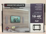 Monster 870122-00 Cable Small Slim Fixed Tv Wall Mount Box. Fixed Price $29.98.