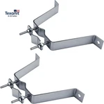 2 Pack 4 Heavy-duty Wall Mount Pair With Brackets & Lag Bolts For Tv Antenna Ma. Fixed Price $30.86.