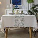 Colorbird Fabric Tablecloths For Rectangle Tables, 55X102 Inch Washable Kitchen. Fixed Price $44.98.
