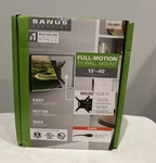 Sanus Vuepoint Full Motion Tv Wall Mount 13 -40 Up To 50 Lbs With 4K Hdmi Cable. Fixed Price $12.50.