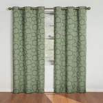 Eclipse Zodiac Blackout Grommet Curtain Panel, Sage, 42 X 108. Fixed Price $12.29.