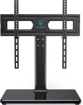 Perlesmith Universal Tv Stand Table Top Base For 32 60,65 Inch Black. Fixed Price $45.39.