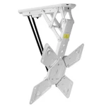 White Electric Motorized Flip Down Pitched Ceiling Tv Mount, 23" 55" Screen. Fixed Price $159.99.