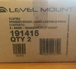Level By Elexa Surround Sound Full Motion Speaker Mounts ELSPM2 191415. Fixed Price $19.95.