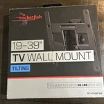 Rocketfish Tilting 19-39" Tv Wall Mount. New/open Box. Items Accounted For.. Fixed Price $11.99.