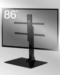 Large Universal Tv Stand - Swivel Base For Screens Up To 86" Adjustable Height. Fixed Price $316.99.