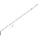 Fixed Mount White Steel 23.5 Standard Support Bracket For 20-IN. Deep Wire. Fixed Price $12.32.
