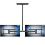 Vivo Side-by-side Dual Tv Ceiling Mount For 34 To 60 Inch Screens, 5.5FT Pole. Fixed Price $119.99.