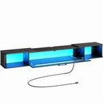 Floating Stand With Led Light Power Outlet For Up To 75 , Wall Mounted.... Fixed Price $135.79.