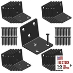 Black Stainless Steel Shelf Bracket,joint Right Angle Bracket,l Shape 2X2X2 20. Fixed Price $32.45.
