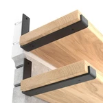 Leopo 12 Inch Shelf Brackets 6-PACK ,1/5 Thick Heavy Duty Industrial Bra.... Fixed Price $39.68.