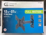 Commercial Electric Full Motion Tv Wall Mount For 12 To 37 Inch XD2471-S 60LB. Fixed Price $30.00.