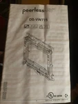 Peerless DS-VW775 Smartmount Supreme Video Wall Mount, 46-60", Vesa, 125LB Rated. Fixed Price $175.00.