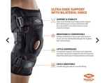 Shock Doctor 875 Ultra Knee Brace With Bilateral Hinges Size 3XL. Fixed Price $29.99.