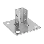 Ohlectric Strut 1-5/8 Side Orientation Post Base Single Channel &. Fixed Price $34.58.
