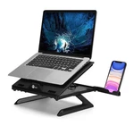 Siig Laptop Stand, Ergonomic Adjustable Riser Smart Phone Holder & Heat-v. Fixed Price $39.77.