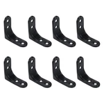 Dnyta 8PCS Stainless Steel Shape Shelf 2 Inch Black Angle Brackets .... Fixed Price $13.23.