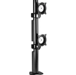 Chief MSP-DCCKTP230B Dual Vertical Desk Clamp Mount New***. Fixed Price $104.00.