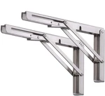 Folding Shelf Brackets 16 Inch, Pynsseu Heavy Duty Stainless Steel Collapsibl.... Fixed Price $26.37.