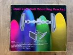 Dual Wall Mounting Bracket Vesa Black (model MON-LCD-179) New Open Box. Fixed Price $9.99.