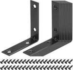 Uxcell 12 Set Corner Bracket Brace Metal Joint 2.36X0.59X2.36, Black. Fixed Price $15.10.