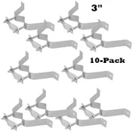 10 Pack 3" Mast Wall Mounts Set W/ Lag Bolts Antenna Dish SKY32811. Fixed Price $77.95.