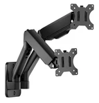Montek Dual Monitor Wall Mount For 17 32 Inch Flat/curved Screens Black. Fixed Price $41.99.