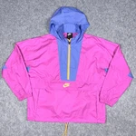 Nike Sportswear Icon Clash Jacket Womens Small CJ2289 601 Fire Pink Packable. Fixed Price $20.00.