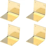 Antique Brass Right Angle Corner Protectors For Camphorwood Boxes - 4 Pcs. Fixed Price $18.32.
