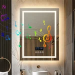 Smart Led Bathroom Rectangle Wall Mount Mirrors W/ Bluetooth Speaker,time. Fixed Price $356.25.