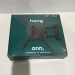 Onn. Full Motion Tv Wall Mount 19-50" Black Vesa 75X75-400X400 77 Lbs. Fixed Price $24.99.