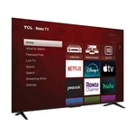 Tcl 65" Class 4K Roku Smart Led Tv, Model 65S41BR. Fixed Price $356.15.