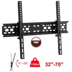 Flat Tv Wall Mount Bracket 20 Tilt Swivel For 32"37"42"47"50"55"60"65"70" Inch. Fixed Price $17.95.