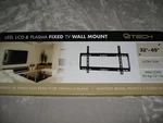 Cj Tech Led Lcd Plasma Fixed Tv Wall Mount 32"-65" Up To 121 Lbs Ultra Slim New!. Fixed Price $39.85.