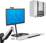 Adjustable Sit-stand Wall Mount Workstation With Monitor & Keyboard Tray. Fixed Price $332.99.
