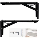 Anteisi Wall Drop Leaf Table Hinges,folding Shelf Brackets 14IN-2PCS, Black. Fixed Price $28.84.