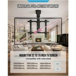 Remote Control Motorized Ceiling Tv Mount 32-70 Inch. Fixed Price $263.99.