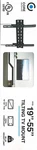 Lot Of 3 Core Innovations 19 - 55" Tilting Tv Mount. Fixed Price $30.99.