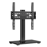 Universal 26-80" Tabletop Tv Stand 88 Lb Steel & Mm Glass Base 6-LEVEL Height. Fixed Price $27.24.