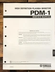 Yamaha PDM-1 Plasma Monitor Service Manual *original*. Fixed Price $24.97.