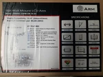 Slat Wall Mount Lcd Arm, Model 3990001. Fixed Price $39.00.